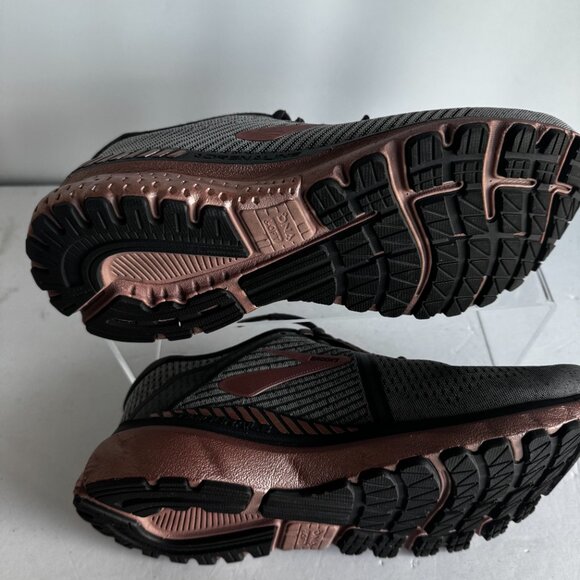 Brooks Adrenaline GTS 20 Womens Running Shoes Sz 10-B Gray Pink Cushion Support - Picture 12 of 15